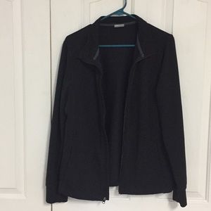 Black athletic sweatshirt